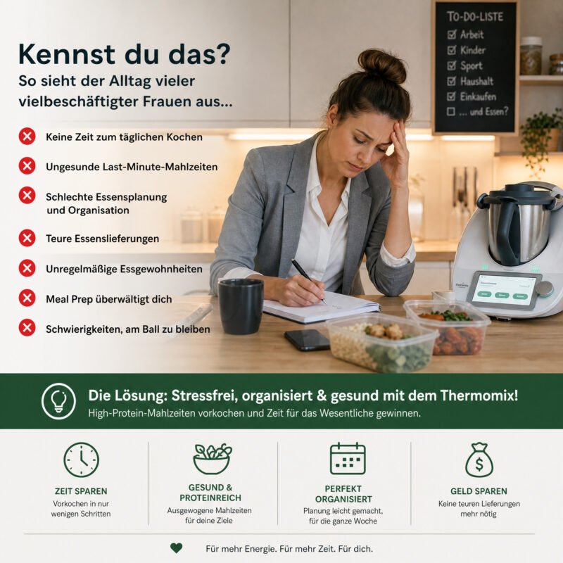 Proteinreiches Meal Prep mit dem Thermomix
